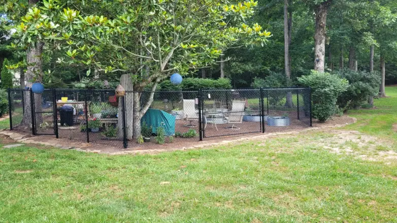 Aluminum fence built by RB Fence