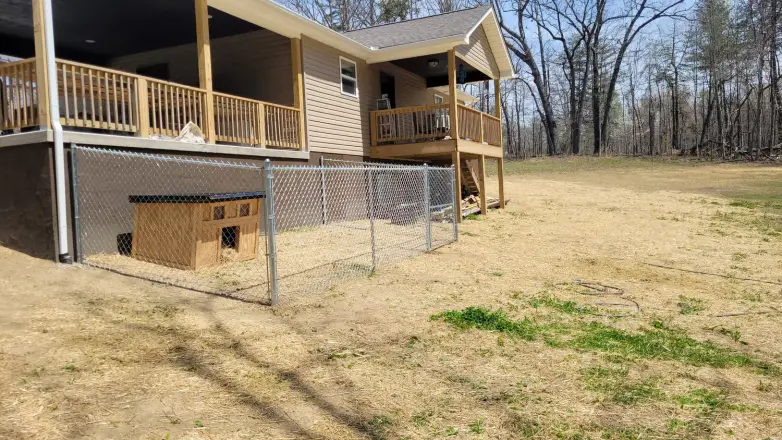Chain Link fence built by RB Fence
