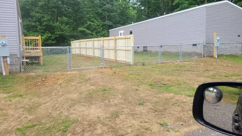 Chain Link fence built by RB Fence